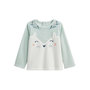 Voir la diapositive 6 : Petit Béguin Pyjama enfant 2 pièces en velours à pieds retroussables Dina