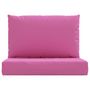 Voir la diapositive 4 : VIDAXL Coussins de palette lot de 2 rose tissu Oxford