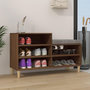 Voir la diapositive 1 : VIDAXL Armoire a chaussures Chene marron 102x36x60cm Bois d'ingenierie