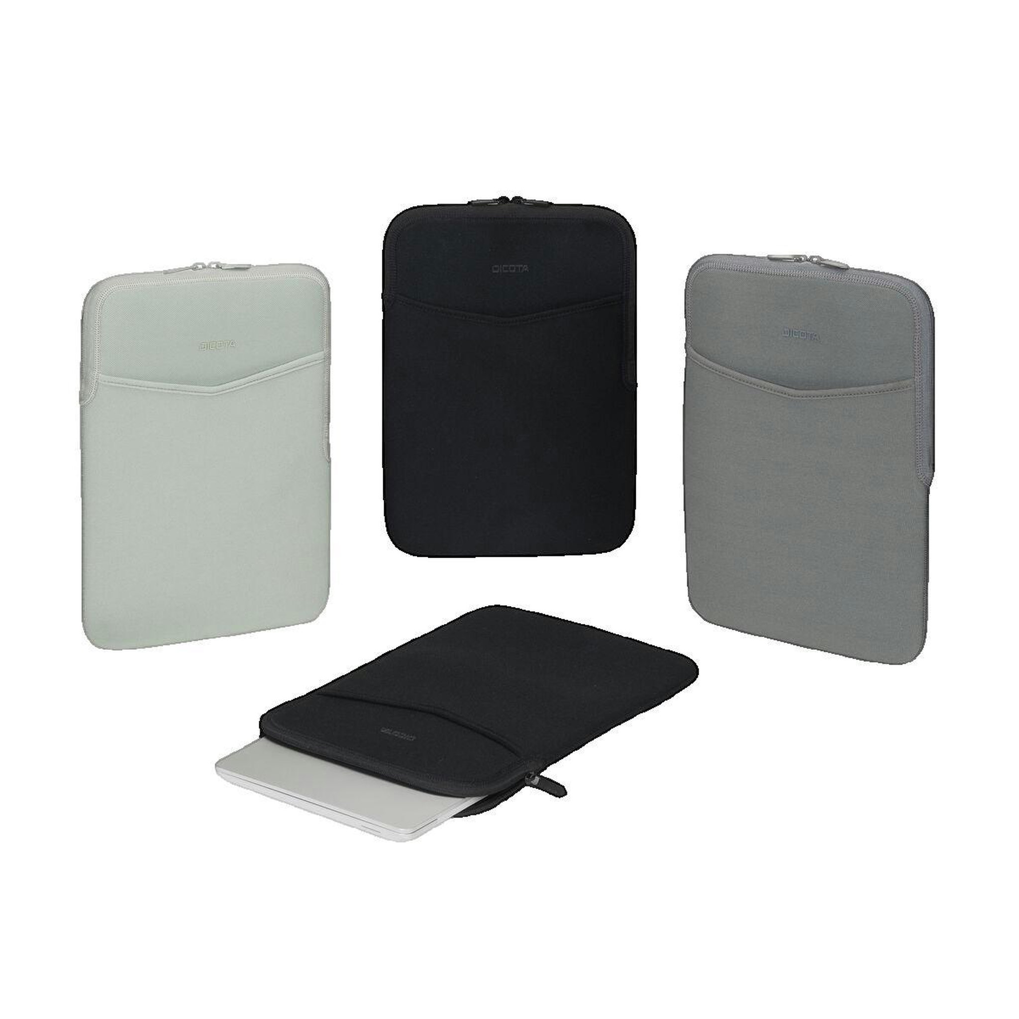Voir la diapositive 2 : Dicapac Housse pour ordinateur portable Dicota Eco SLIM S noire 13 pouces