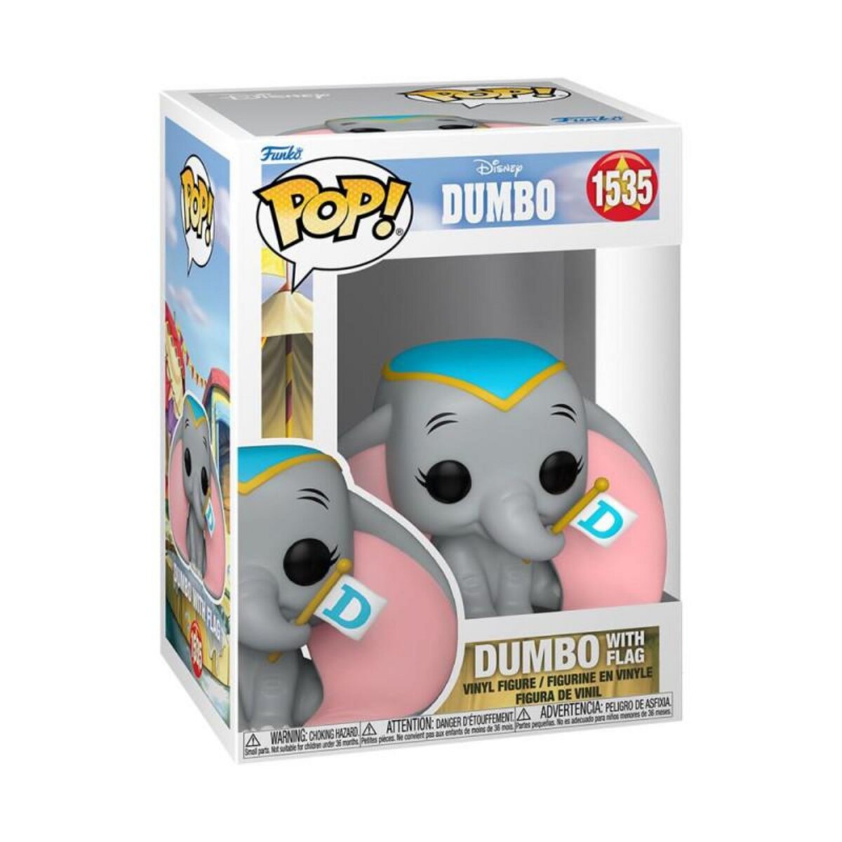 Funko Figurine Funko Pop Disney Dumbo S3 Dumbo with flag