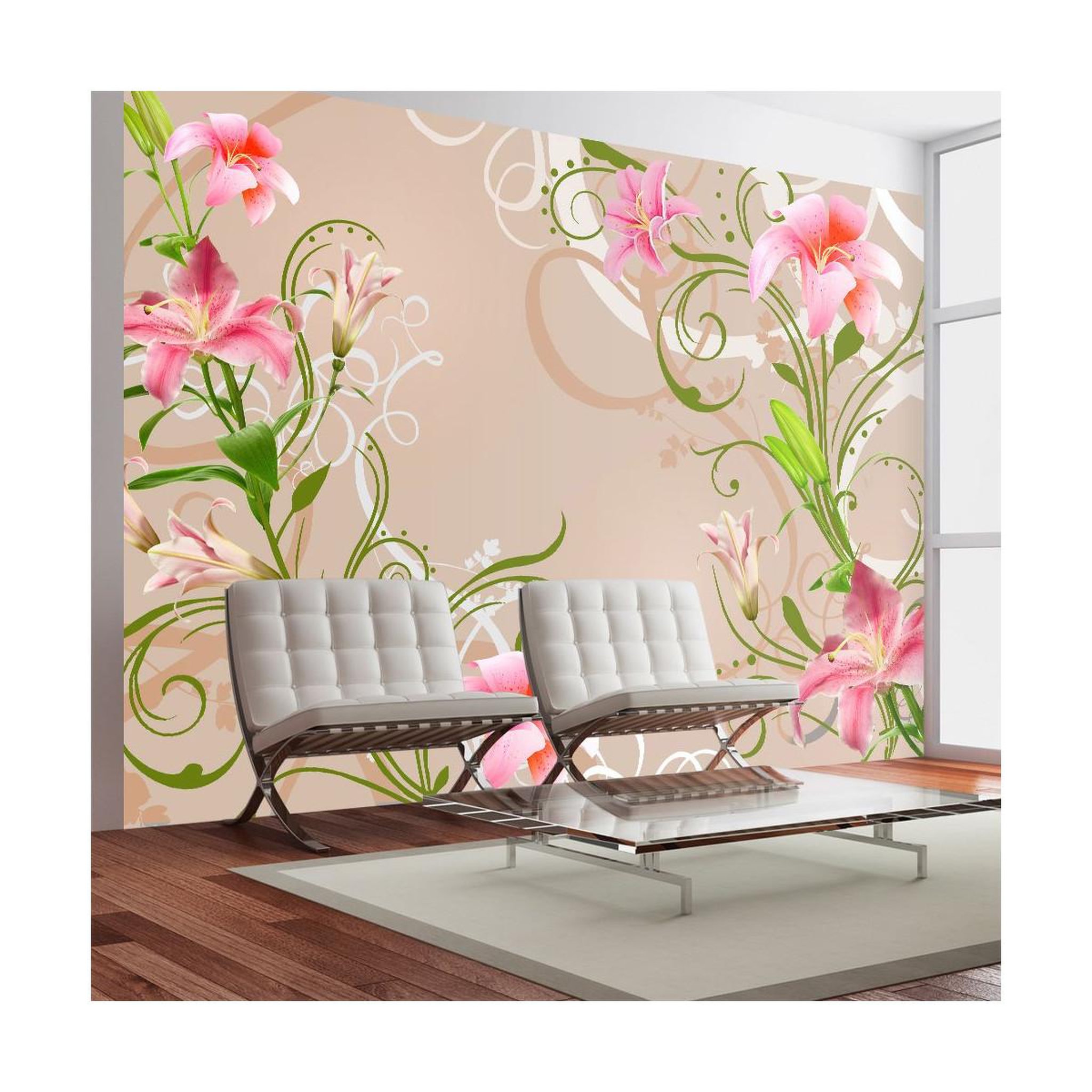 Voir la diapositive 1 : Paris Prix Papier peint  subtle beauty of the lilies