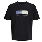 Jack & Jones T-Shirt Noir Homme Jack & Jones Frederiksberg. Coloris disponibles : Noir