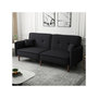 Voir la diapositive 2 : Habitat et Jardin Canapé droit convertible  Caspian  - Noir