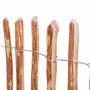 Voir la diapositive 4 : VIDAXL Cloture a piquets Bois de noisetier 90x500 cm