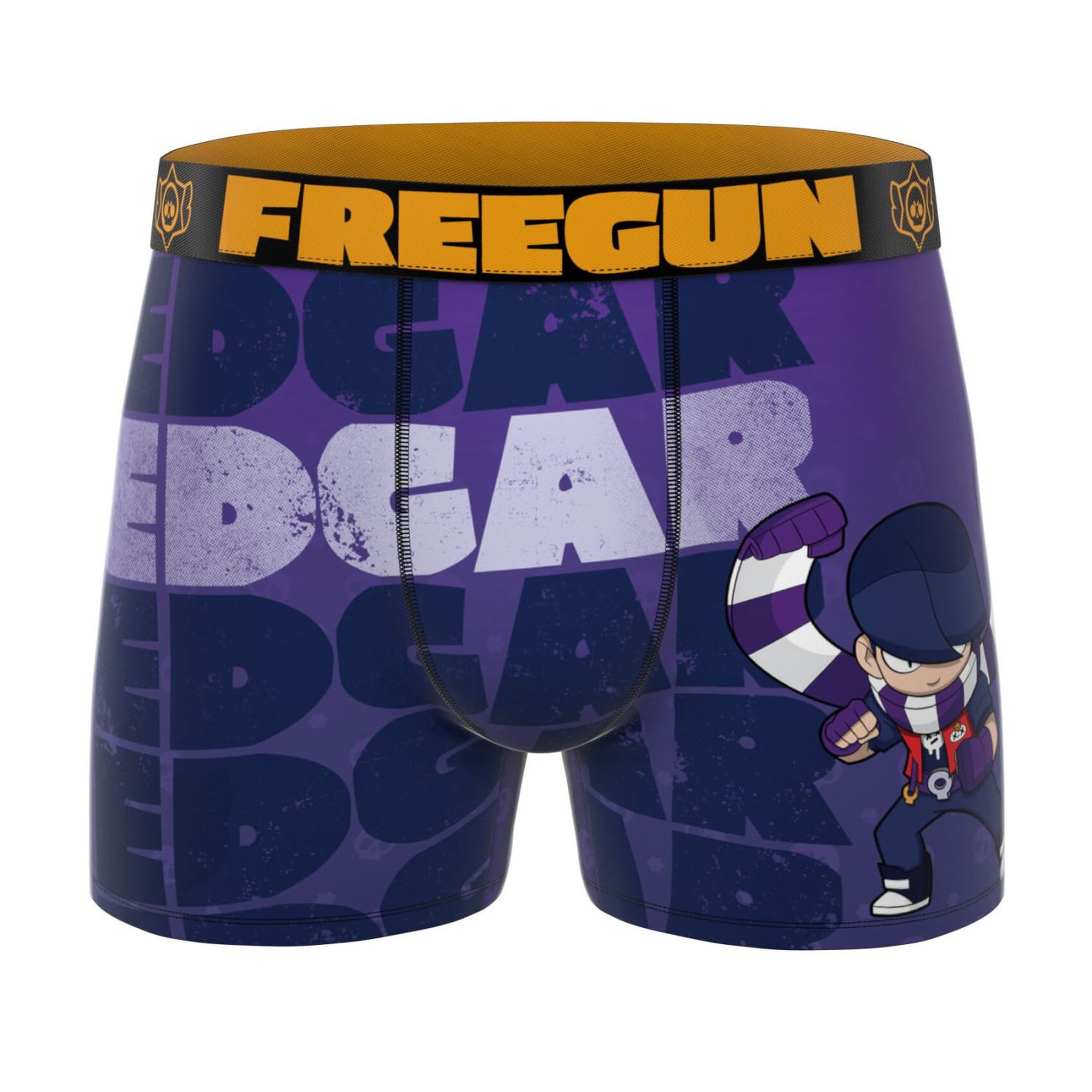 Voir la diapositive 4 : FREEGUN Lot de 3 boxers junior Brawl Stars