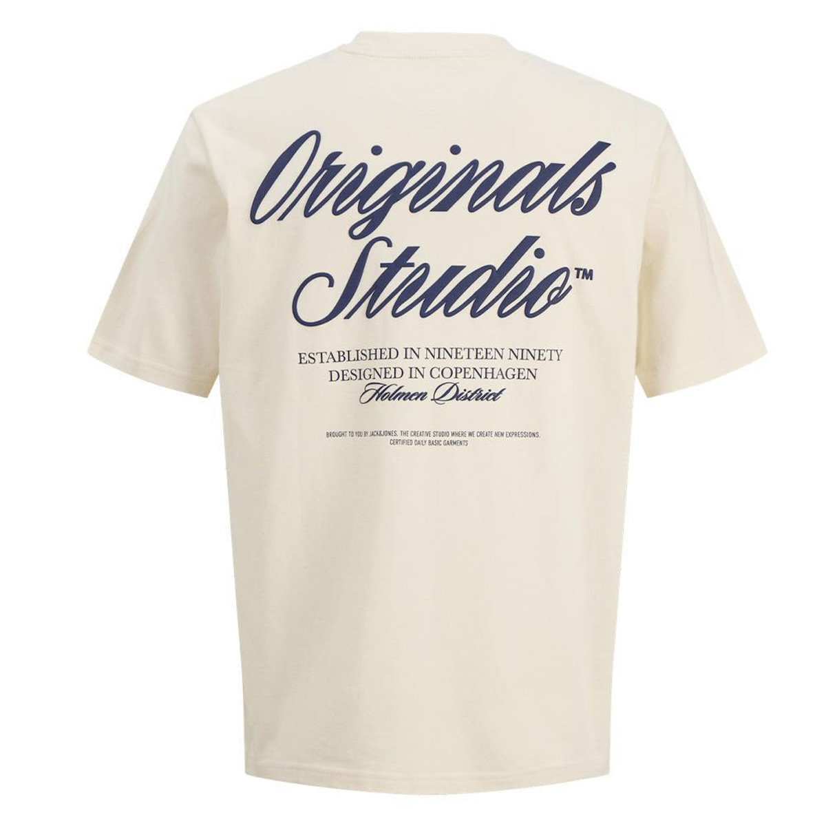 Jack & Jones T-Shirt Beige Homme Jack & Jones Norrebro