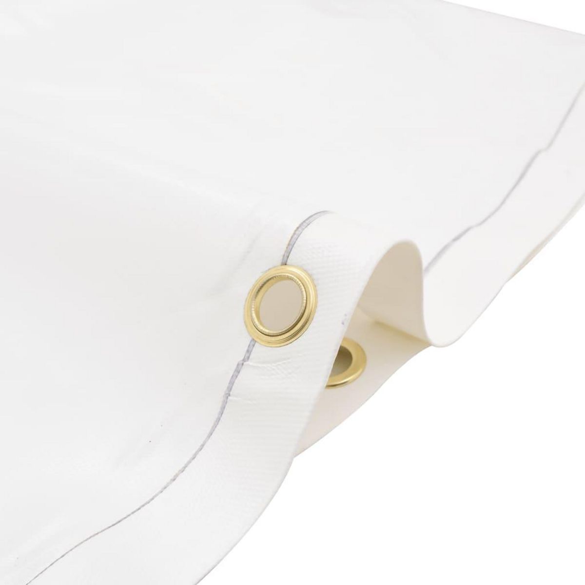 VIDAXL Bache blanc 1x2,5 m 650 g/m²