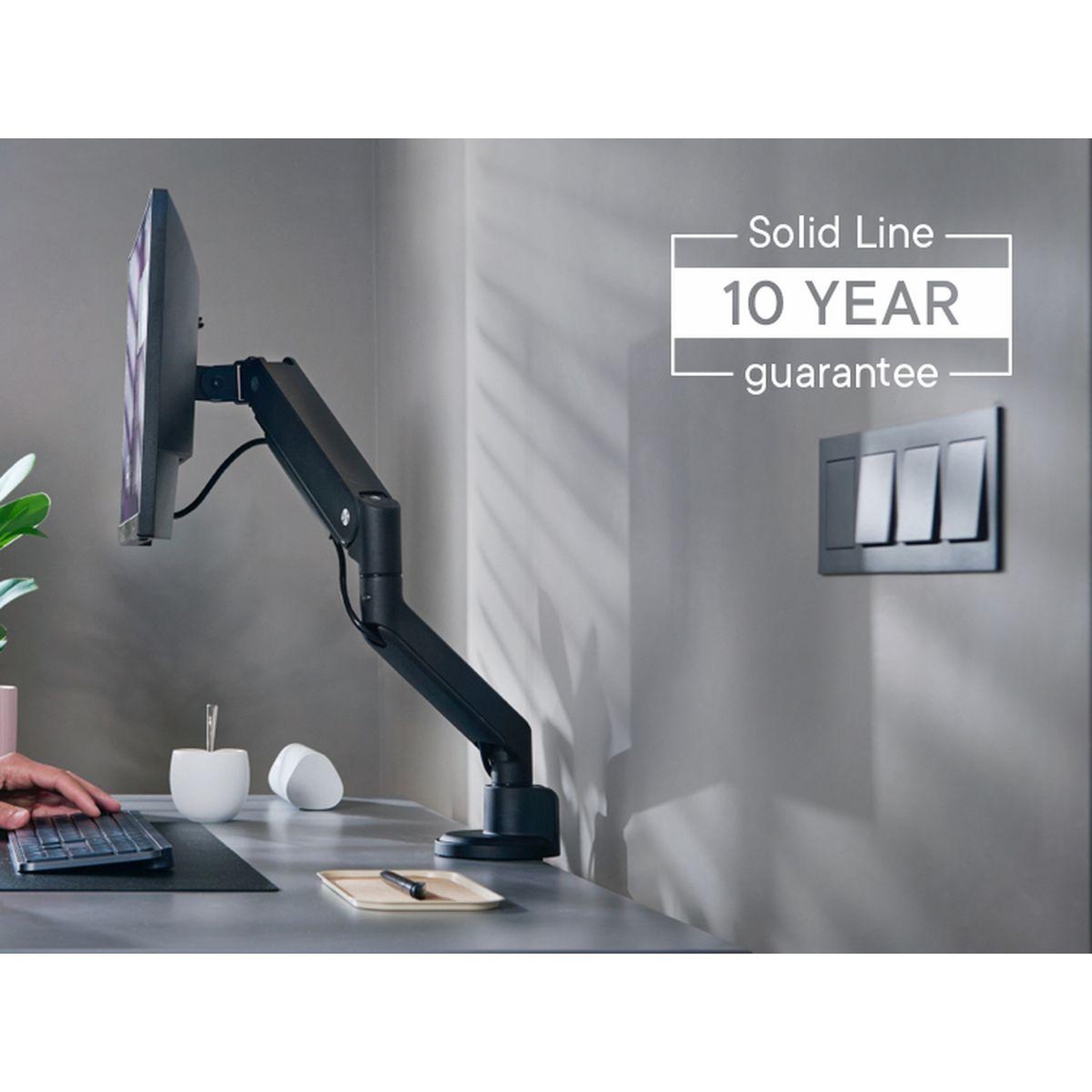 Voir la diapositive 5 : One For All Support écran pc single arm noir 13- 35 pouces orientable