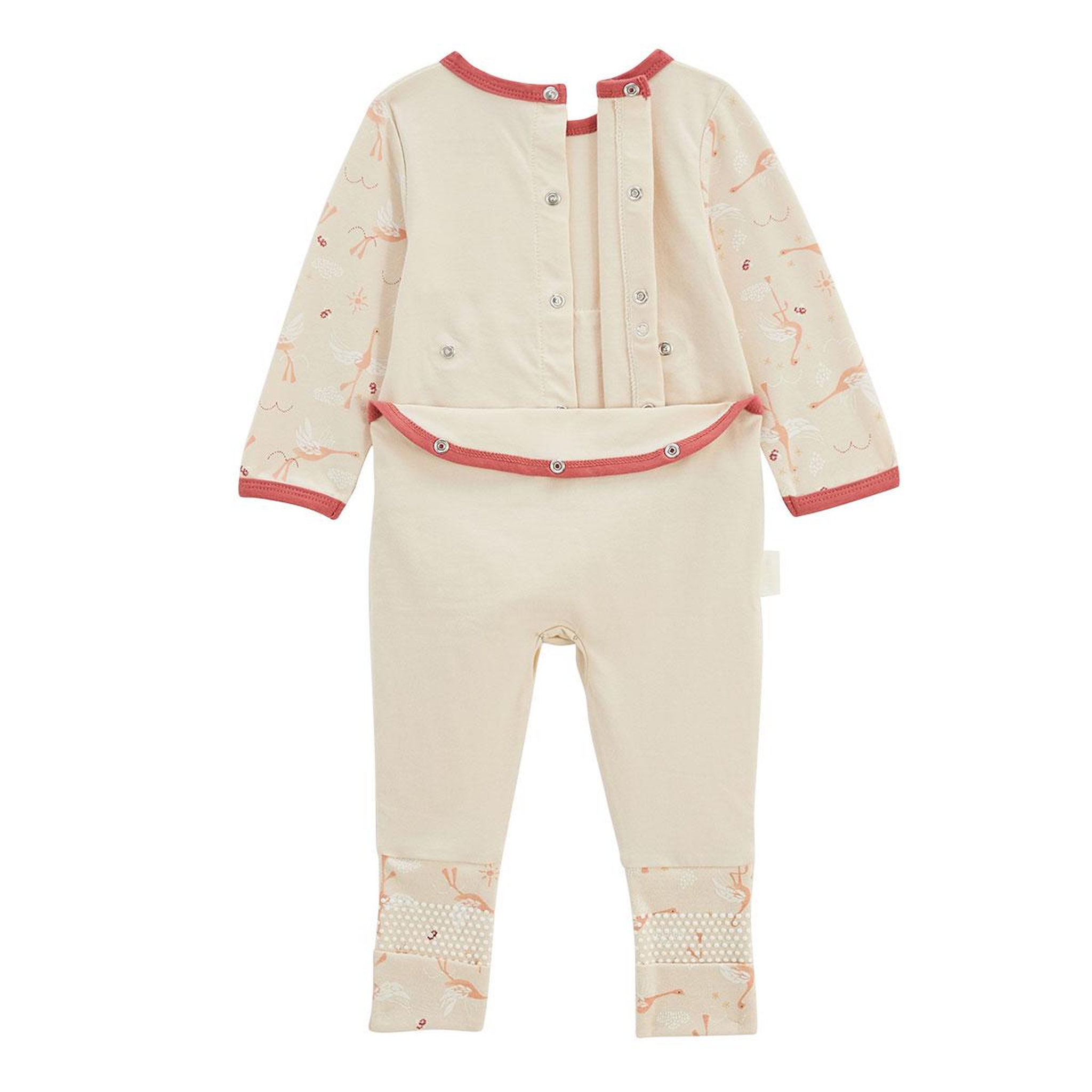 Voir la diapositive 3 : Petit BÃ©guin Pyjama bébé à pieds retroussables poésie d'été