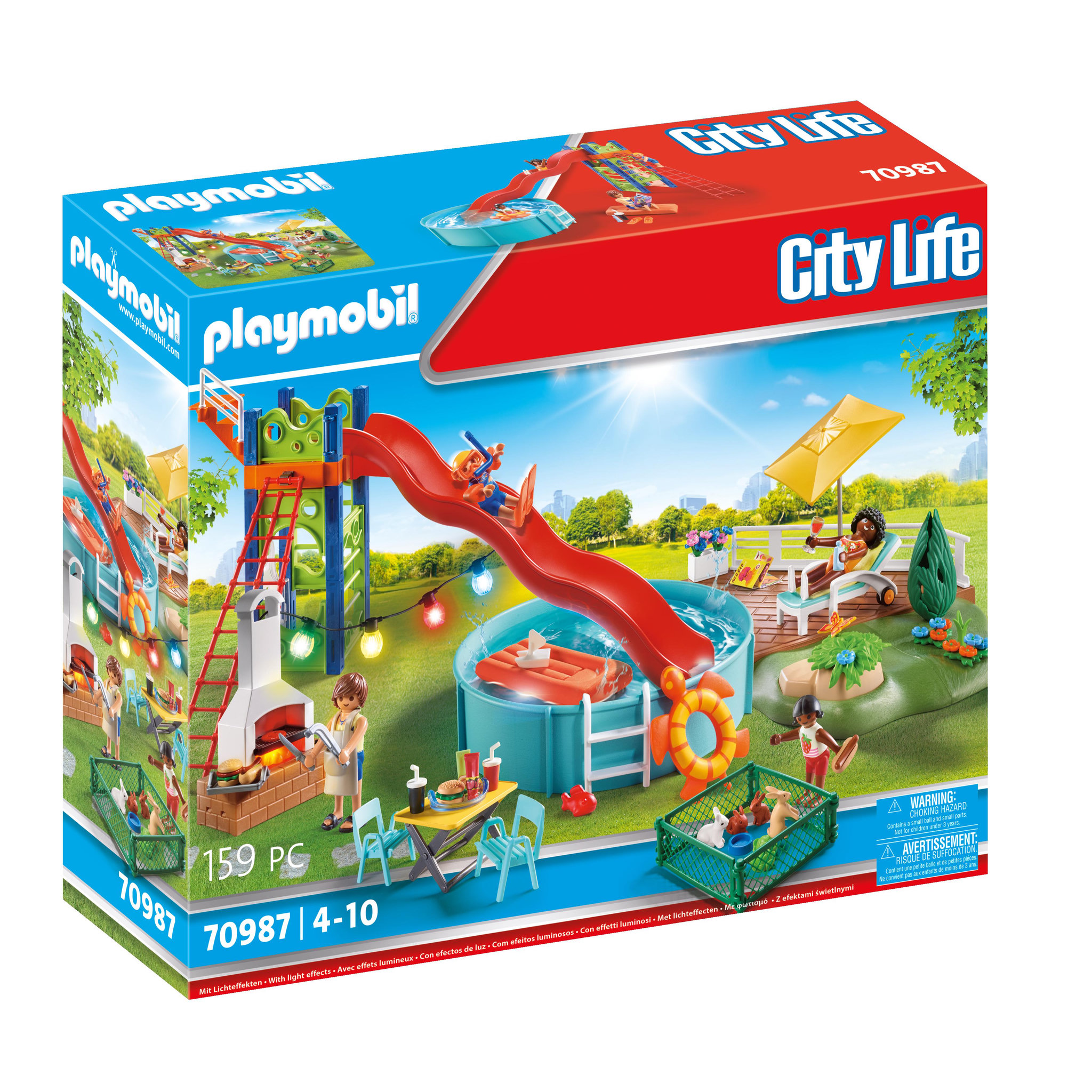 Voir la diapositive 1 : PLAYMOBIL 70987 - Espace détente avec piscine