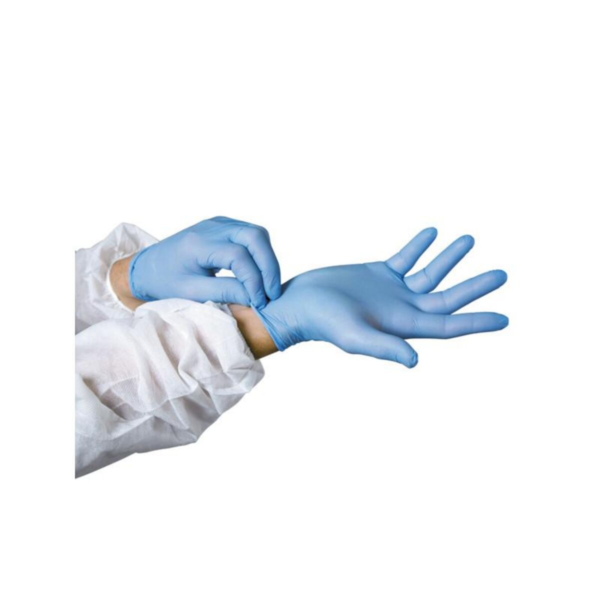 NOTRE SELECTION Boîte de 100 gants jetables nitrile poudrés bleu GAN327528