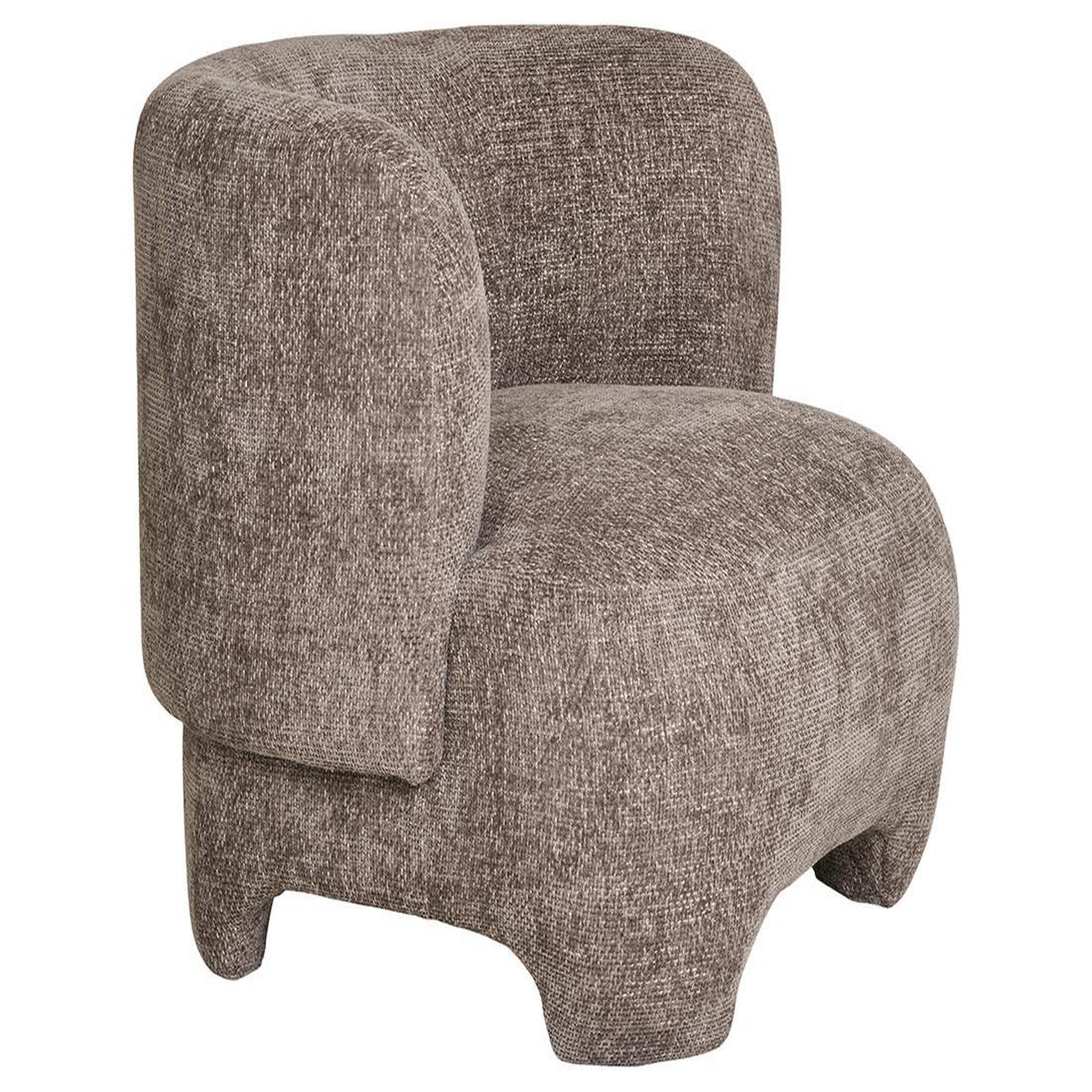 Voir la diapositive 4 : LISA DESIGN Olbia - fauteuil - en tissu texturé