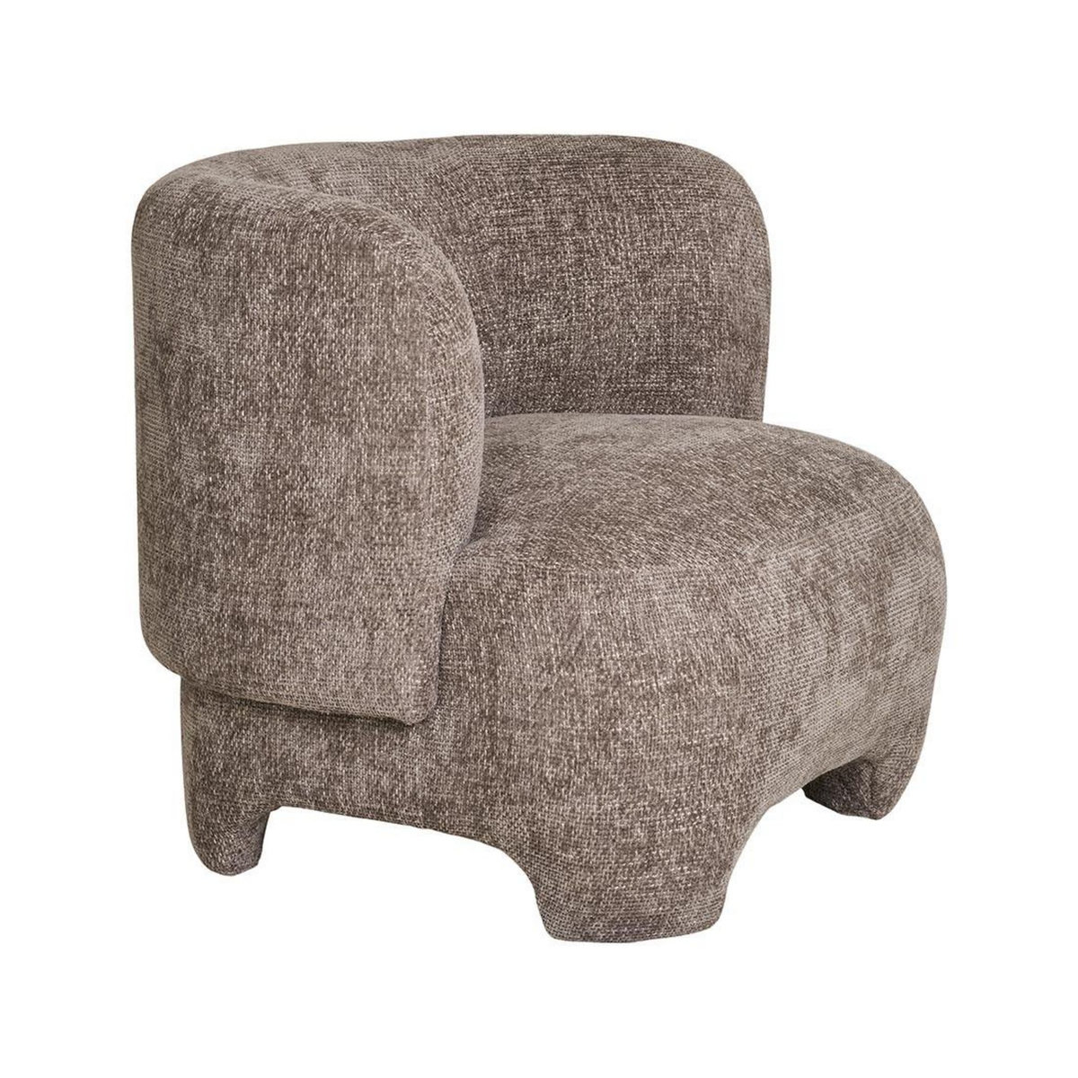 LISA DESIGN Olbia - fauteuil - en tissu texturé