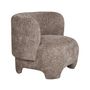Voir la diapositive 4 : LISA DESIGN Olbia - fauteuil - en tissu texturé