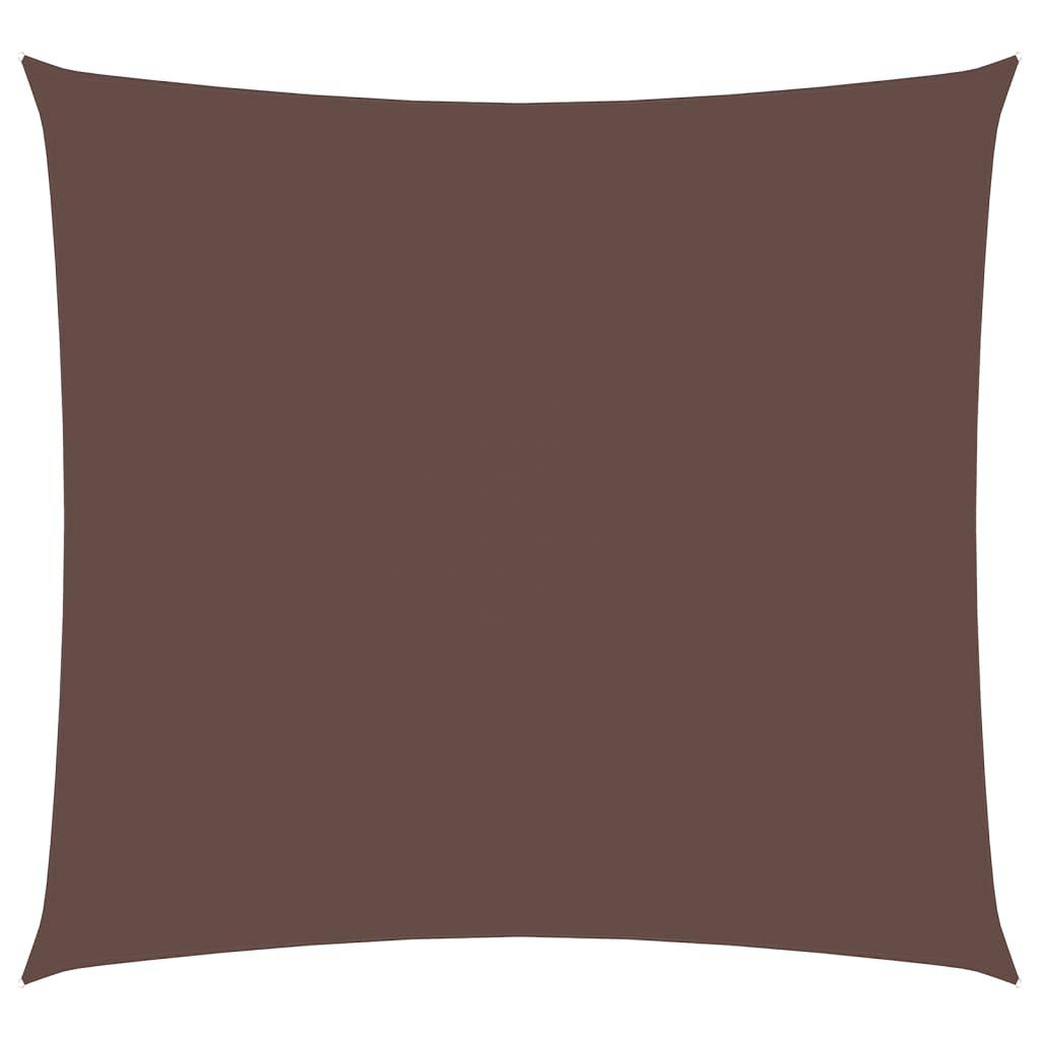 Voir la diapositive 2 : VIDAXL Voile de parasol tissu oxford carre 4x4 m marron