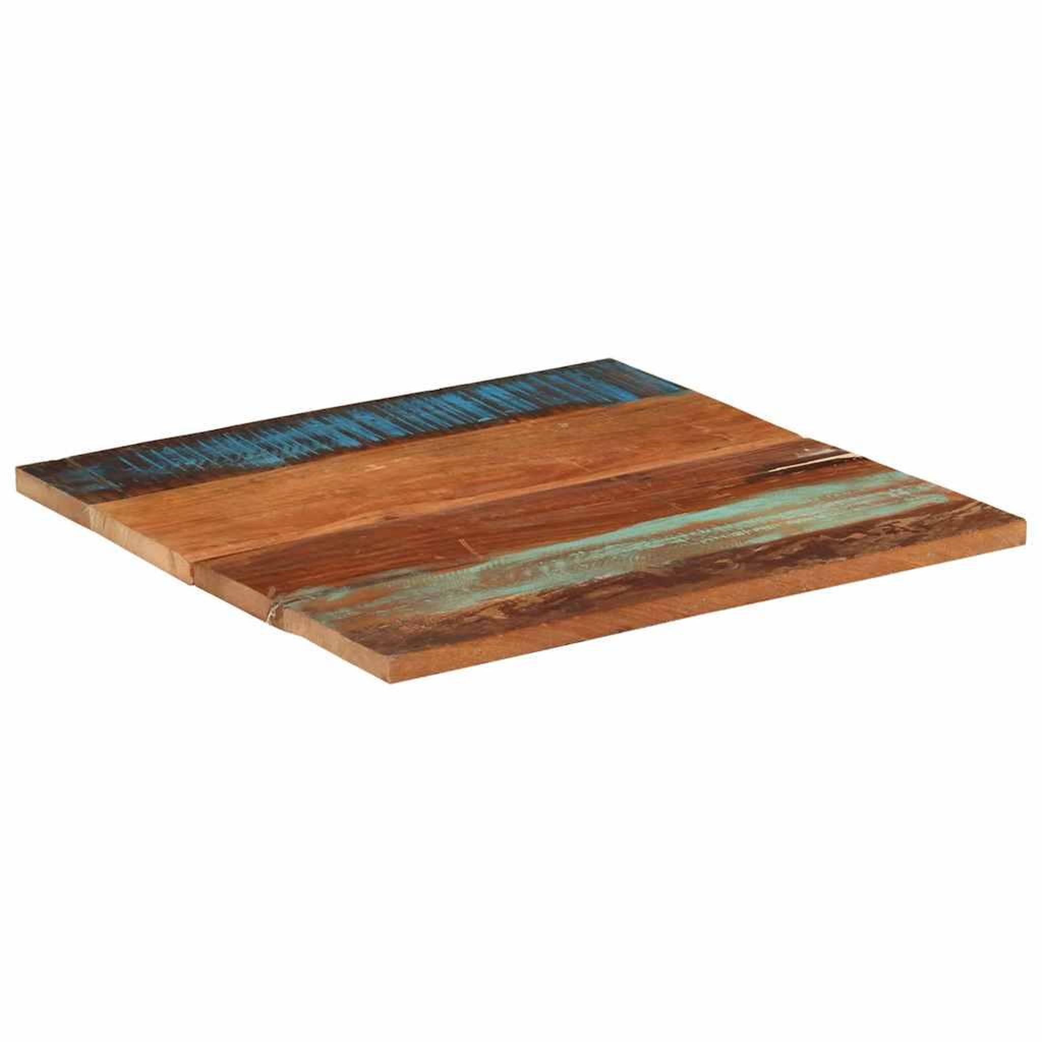 Voir la diapositive 3 : VIDAXL Dessus de table carre 70x70 cm 25-27 mm bois de recuperation