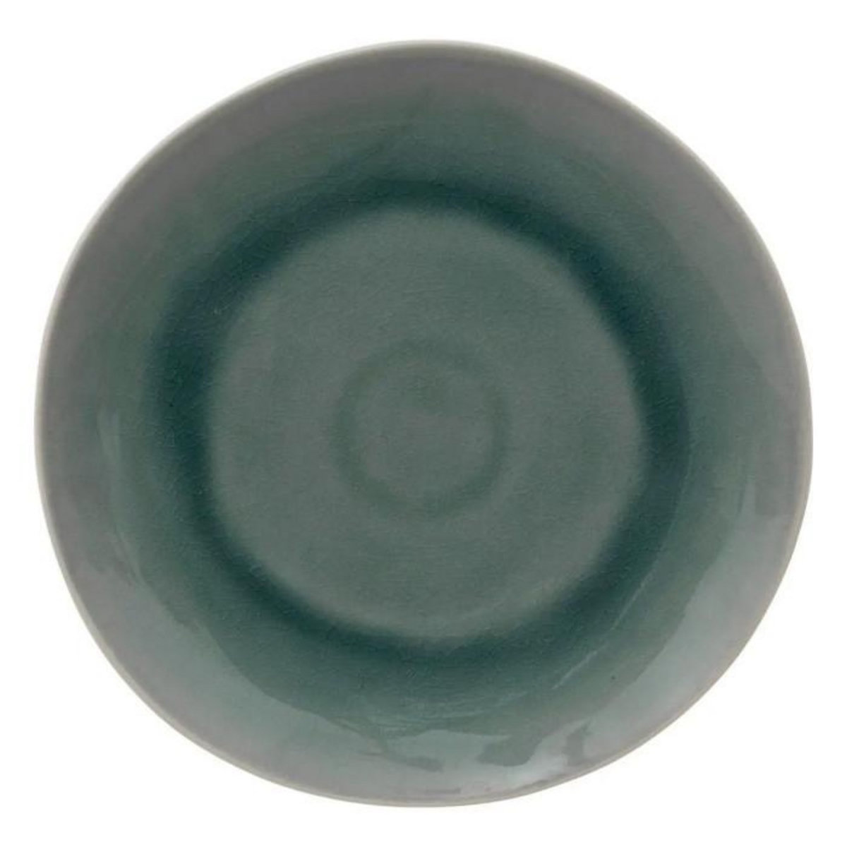 SECRET DE GOURMET Lot de 6 Assiettes Plates  Esmee  27cm Vert