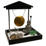 ATMOSPHERA Jardin zen Tori - 12 x 15 cm - Noir