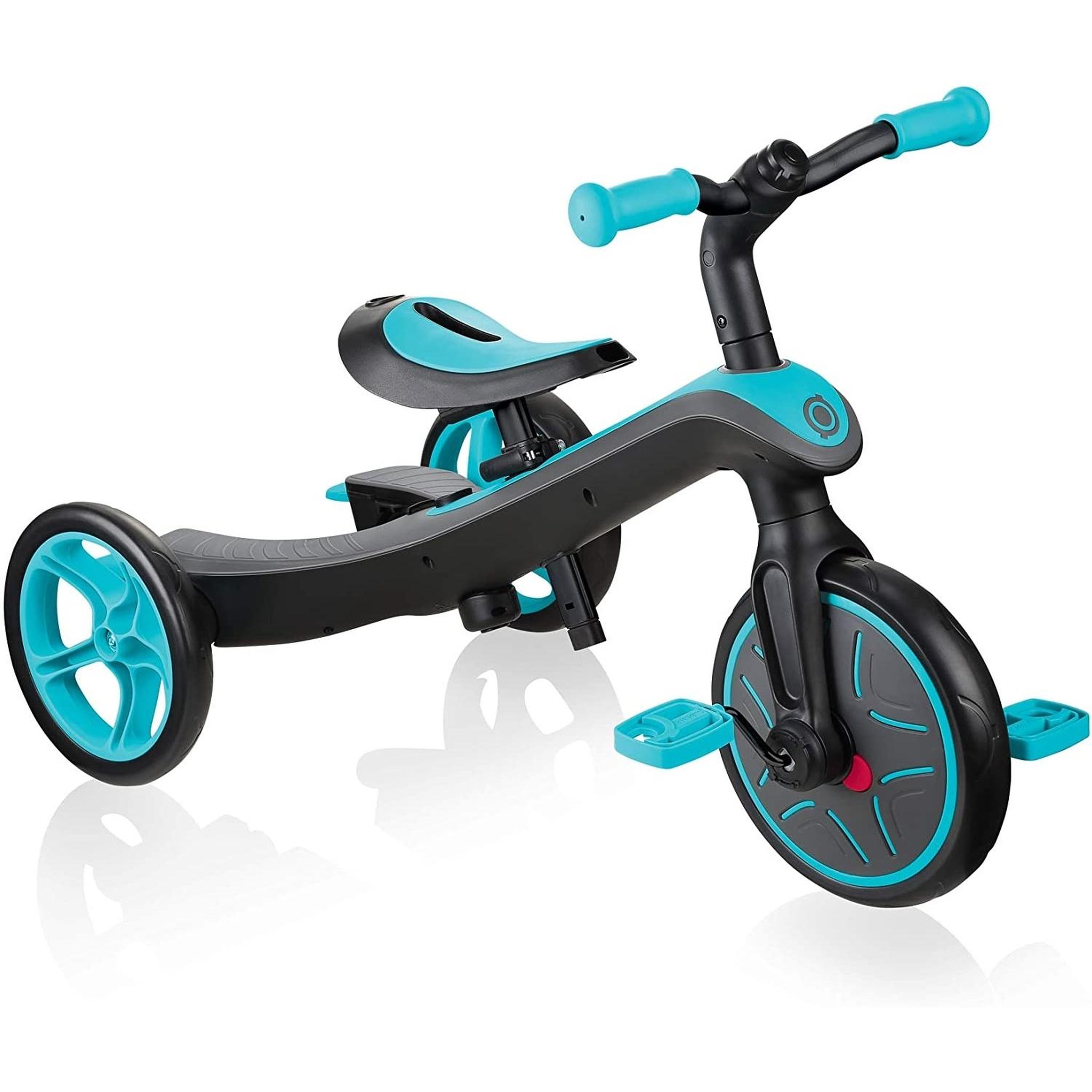 Voir la diapositive 2 : Globber GLOBBER Tricycle Explorer 4 en 1 bleu vert