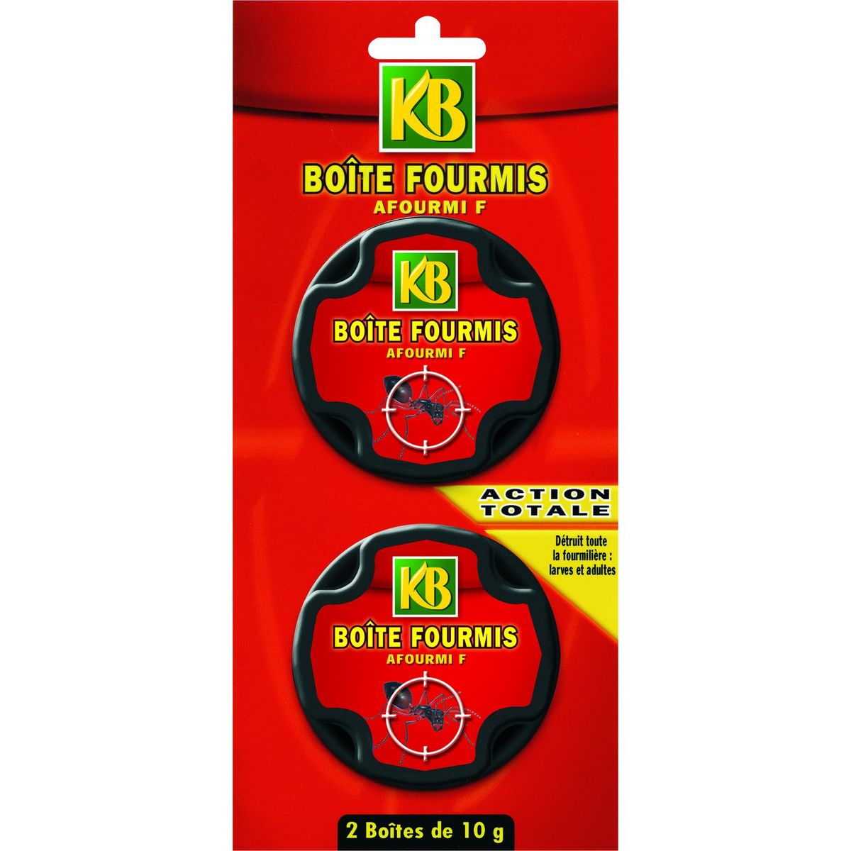 KB 2 boîtes d'appat 10g anti-fourmis 2 pièces