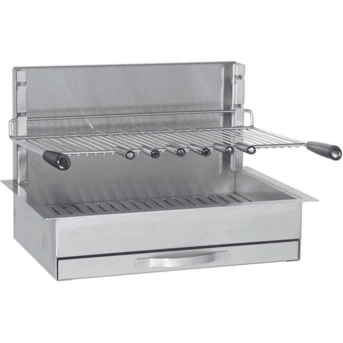 FORGE ADOUR Barbecue charbon Gril encastrable inox 961.66