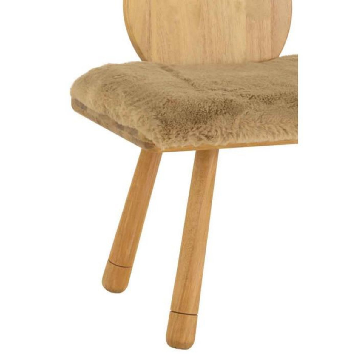 Paris Prix Banc pour Enfant en Bois  Ours  87cm Naturel