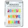 Paris Prix Bougie 18 Lettres  Anniversaire  4cm Multicolore