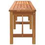 Voir la diapositive 4 : VIDAXL Banc de jardin 150x35x45 cm bois massif d'acacia