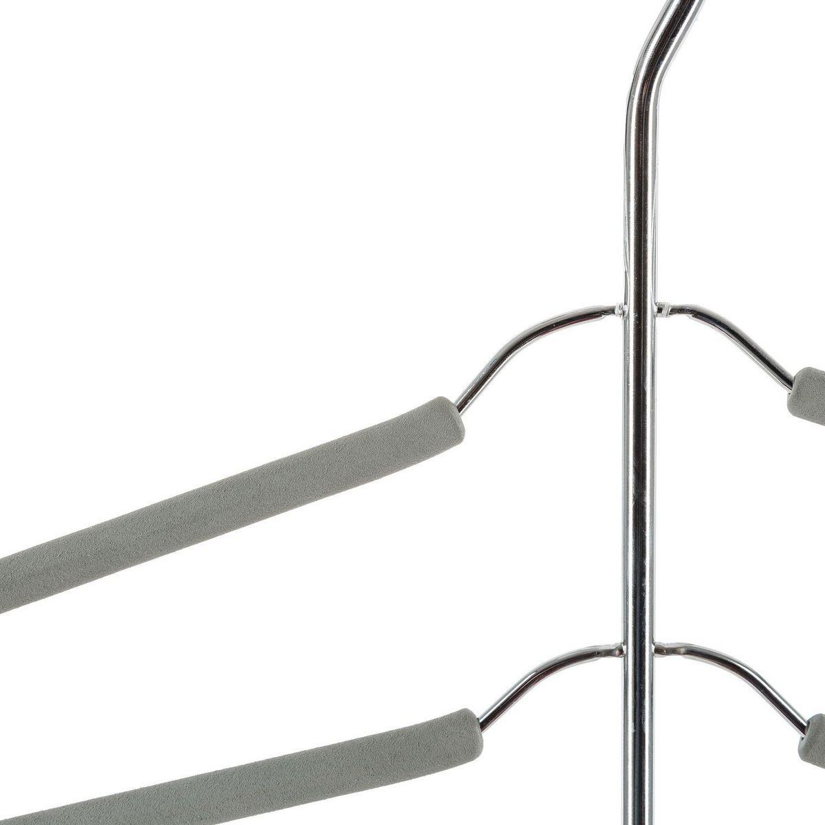 ID SPACE Cintre pour 6 chemises - En métal - Gris