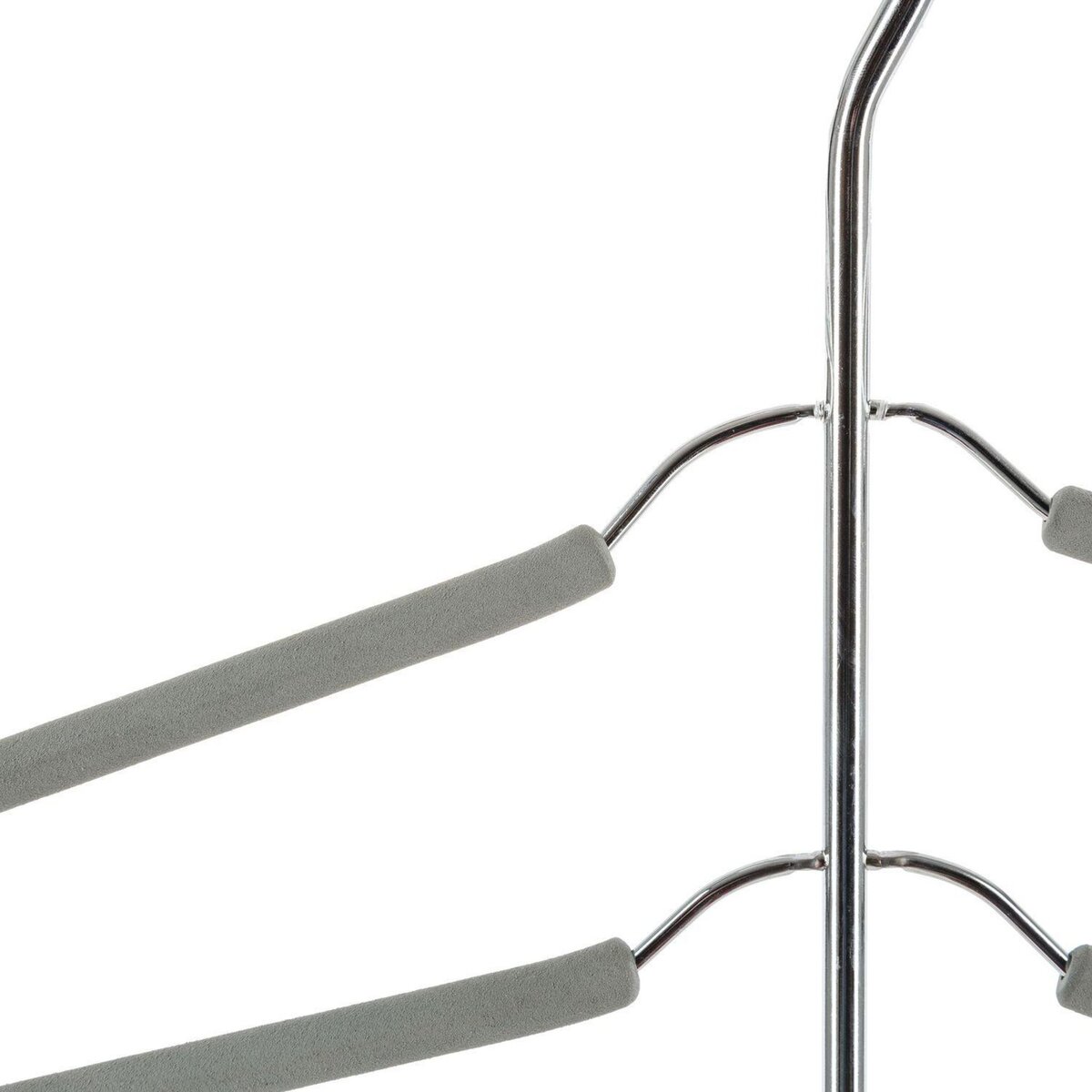 ID SPACE Cintre pour 6 chemises - En métal - Gris