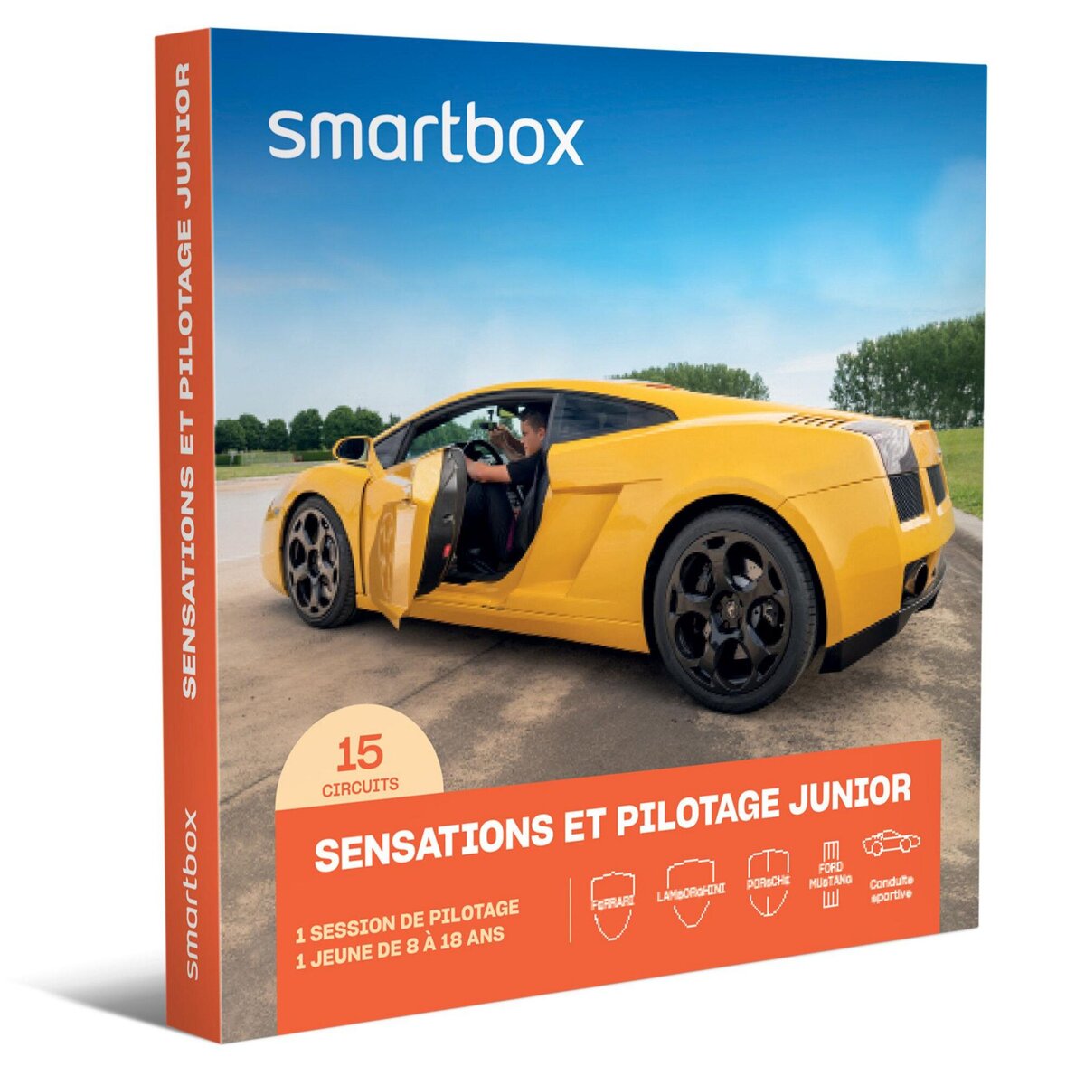 Smartbox Sensations et pilotage junior - Coffret Cadeau Sport & Aventure