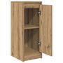 Voir la diapositive 5 : VIDAXL Buffet chene artisanal 29,5x34x76 cm bois d'ingenierie