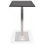 Voir la diapositive 3 : Paris Prix Table Haute Mange-Debout  Pansy  160cm Noir & Argent