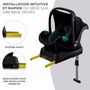 Voir la diapositive 3 : KINDERKRAFT Siège auto MINK PRO i-Size avec la base MINK FX 40-75 cm