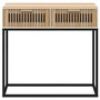 Voir la diapositive 4 : VIDAXL Table console 80x30x75 cm bois d ingénierie et fer