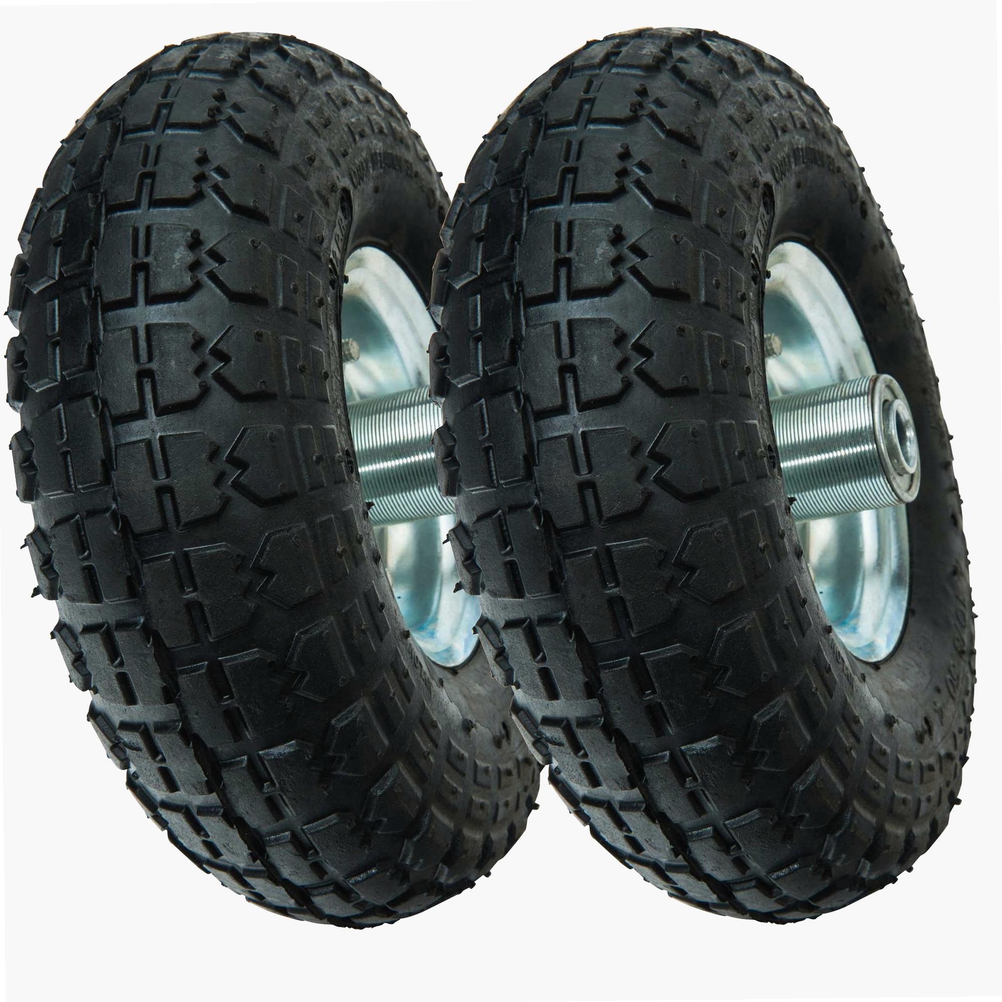 WERKAPRO Roue gonflable axe déporté WERKA PRO 16 mm axe déporté Lot de 2 pièces 16 mm axe déporté Lot de 2 pièces