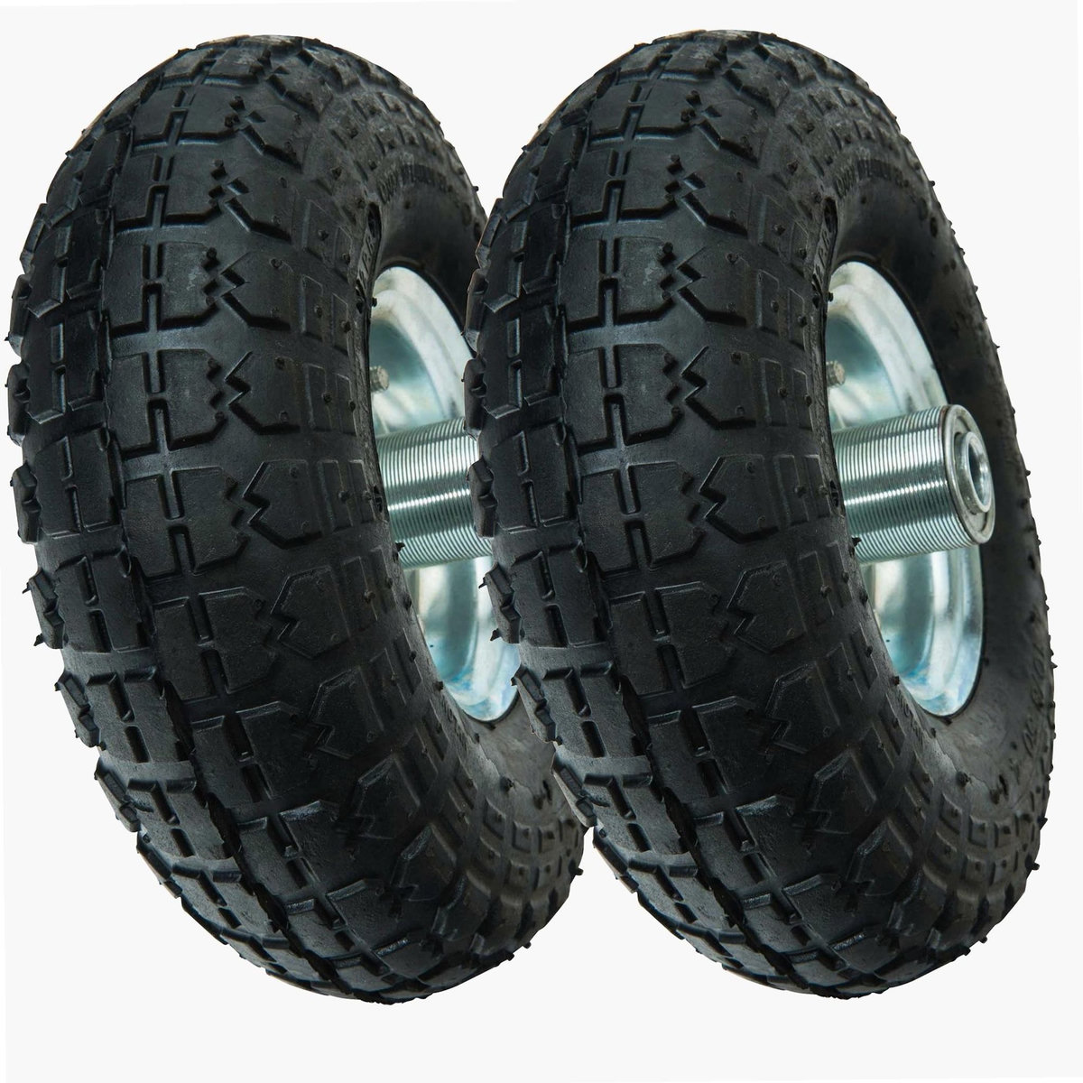 WERKAPRO Roue gonflable axe déporté WERKA PRO 16 mm axe déporté Lot de 2 pièces 16 mm axe déporté Lot de 2 pièces