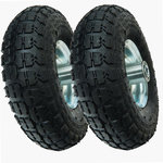 WERKAPRO Roue gonflable axe déporté WERKA PRO 16 mm axe déporté Lot de 2 pièces 16 mm axe déporté Lot de 2 pièces