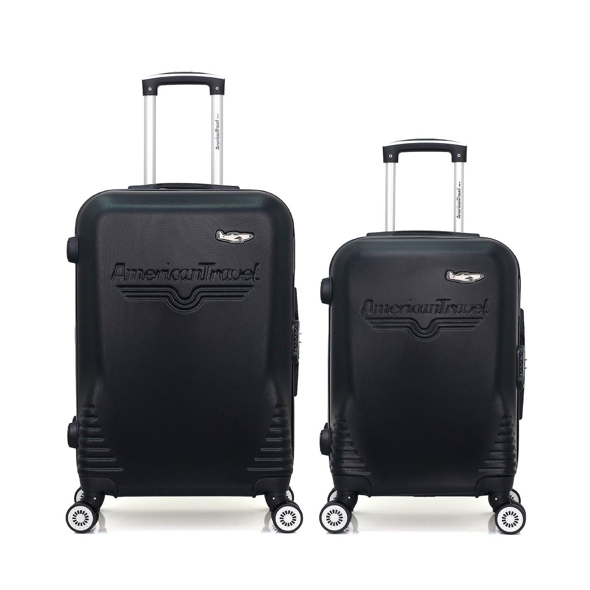 AMERICAN TRAVEL AMERICAN TRAVEL - Lot de 2 - Valise weekend et valise cabine DC