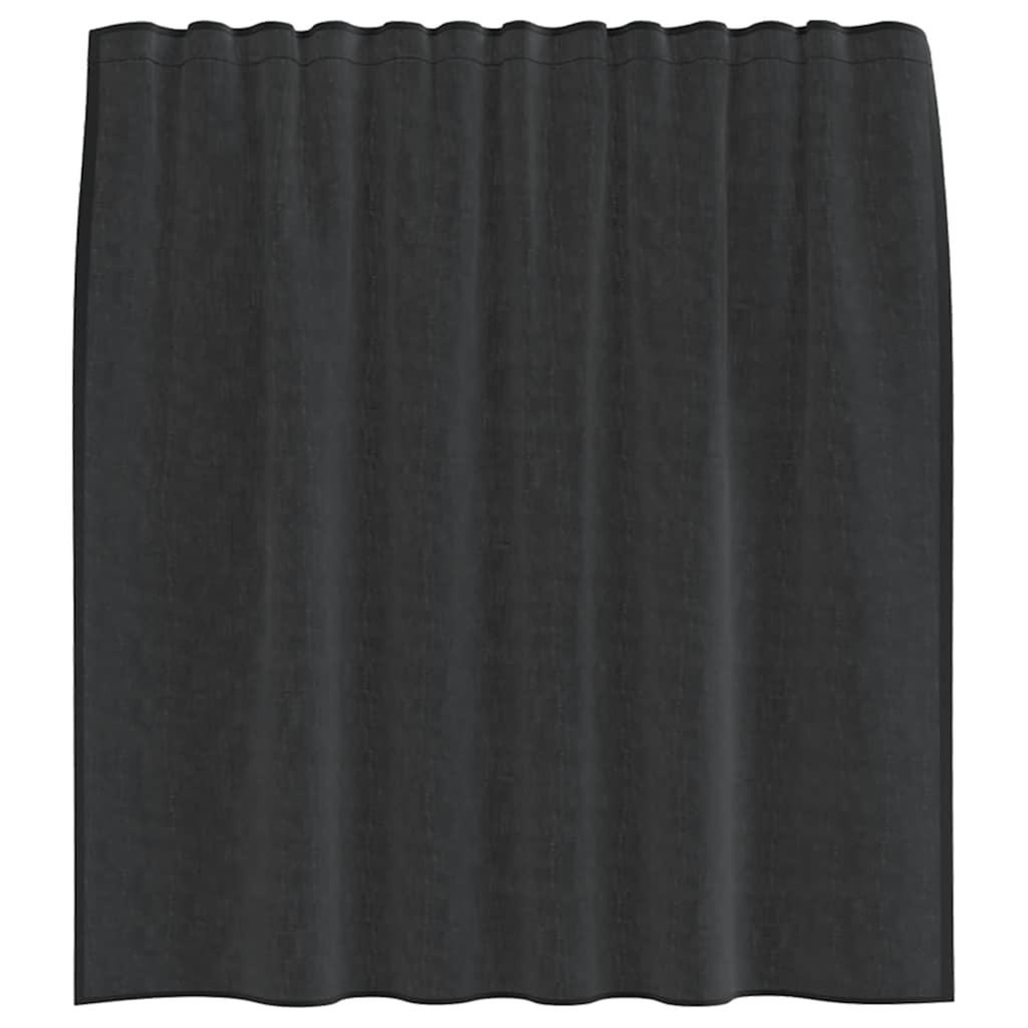 Voir la diapositive 4 : VIDAXL Rideaux en voile avec passants 2 pcs noir