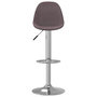 Voir la diapositive 3 : VIDAXL Tabourets de bar lot de 2 taupe tissu