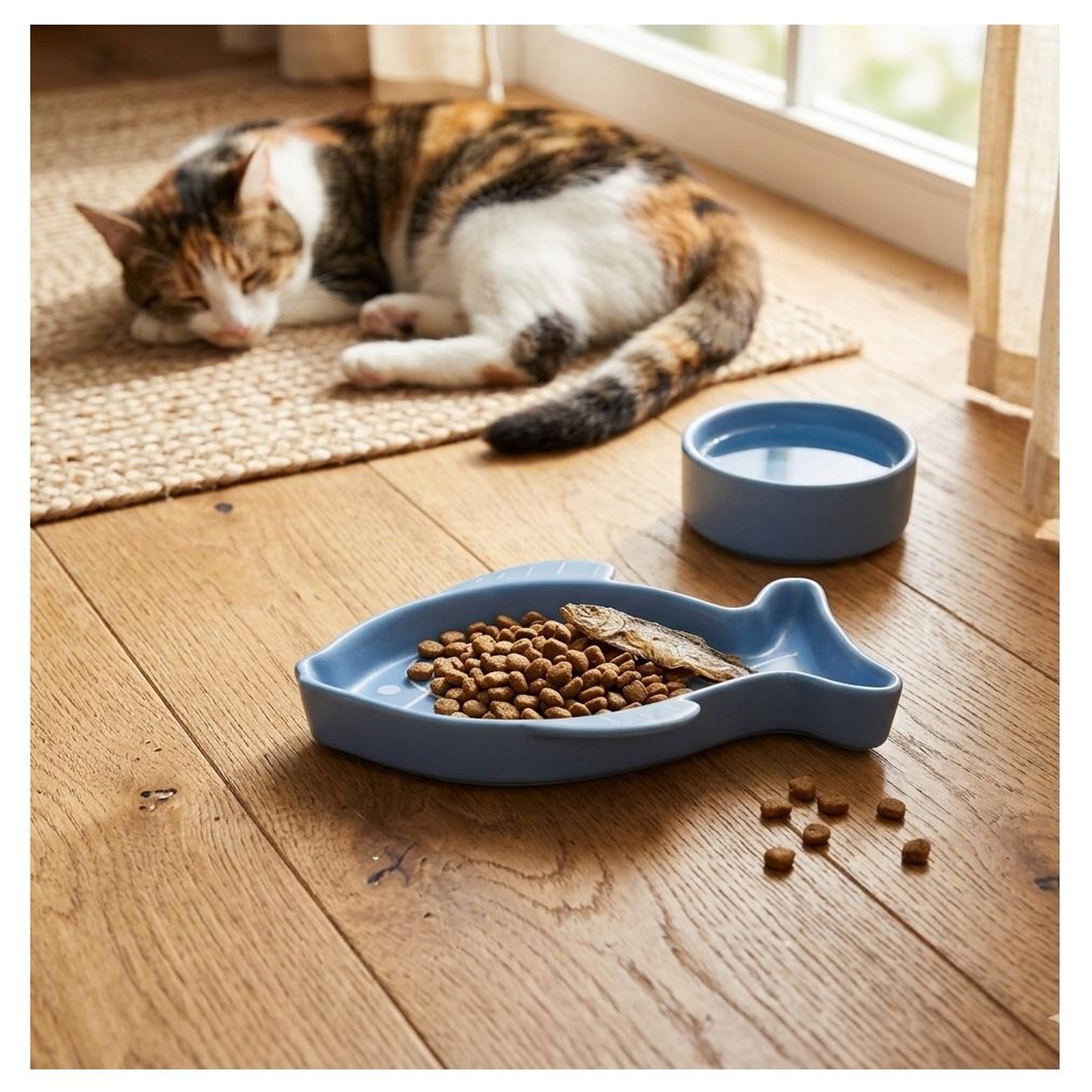 Voir la diapositive 2 : Eden Gamelle pour chat nourriture et eau fishie