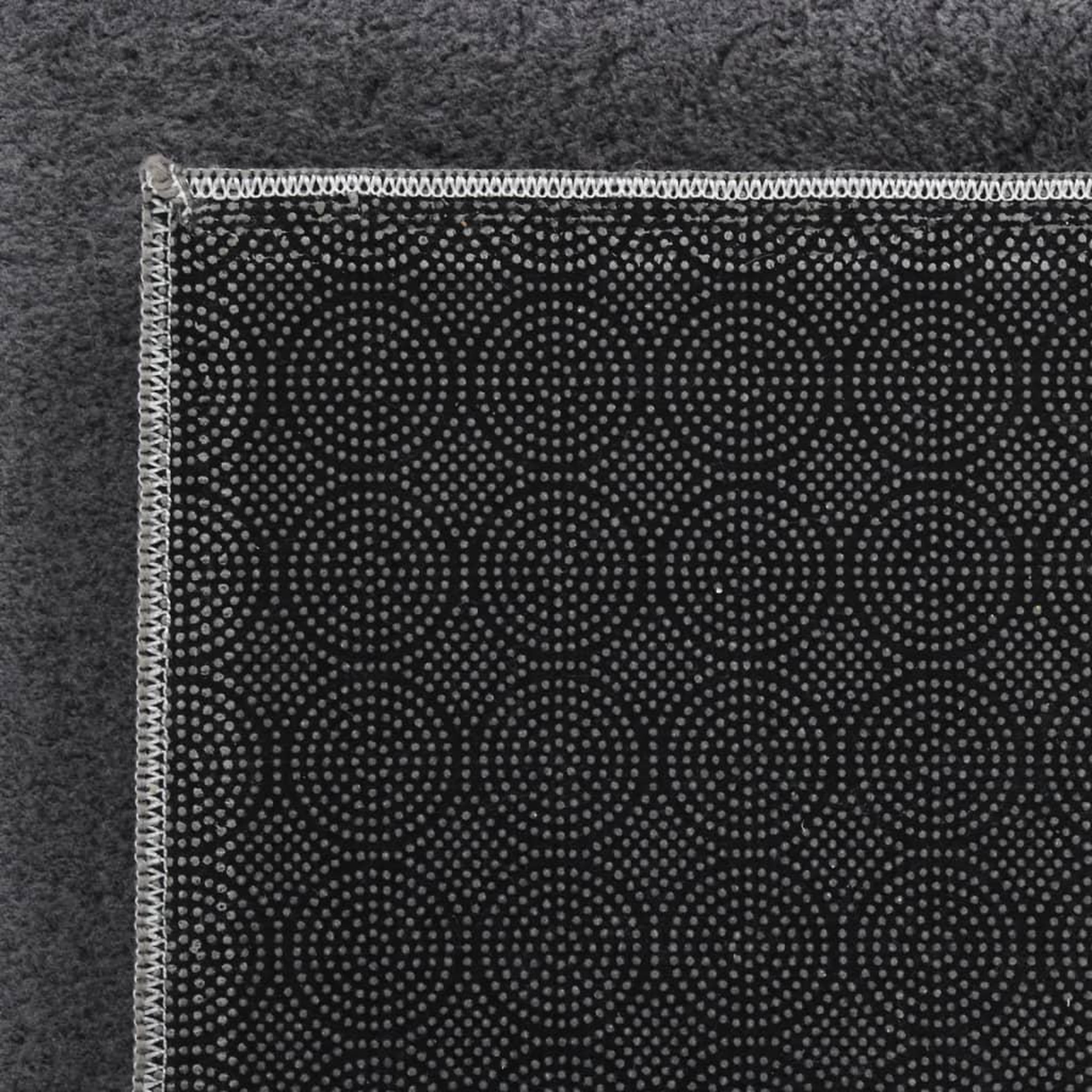 Voir la diapositive 5 : VIDAXL Tapis shaggy doux lavable 160x230 cm Antiderapant Anthracite