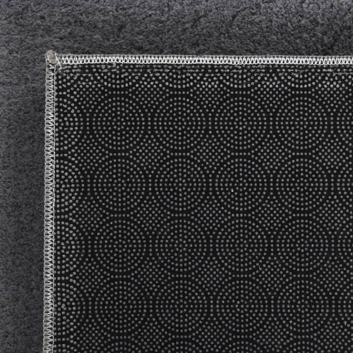 VIDAXL Tapis shaggy doux lavable 160x230 cm Antiderapant Anthracite