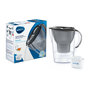 Voir la diapositive 1 : BRITA Carafe filtrante Marella graphite 1 filtre MAXTRA+ inclus              