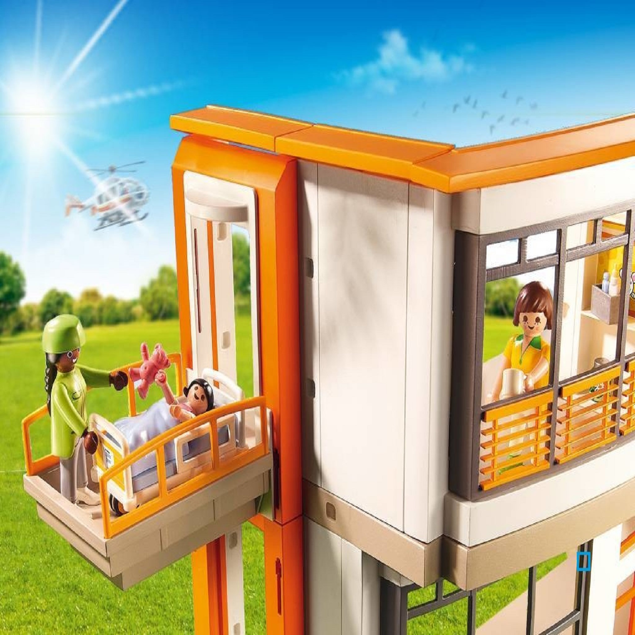 Voir la diapositive 5 : PLAYMOBIL 6657 - City life - Hôpital pédiatrique aménagé