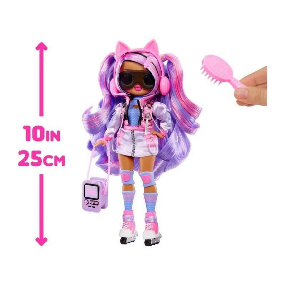 L.O.L. SURPRISE! L.O.L. Surprise OMG - Poupée mannequin - Ace - Poupée 24 cm et accessoires - Des 3ans