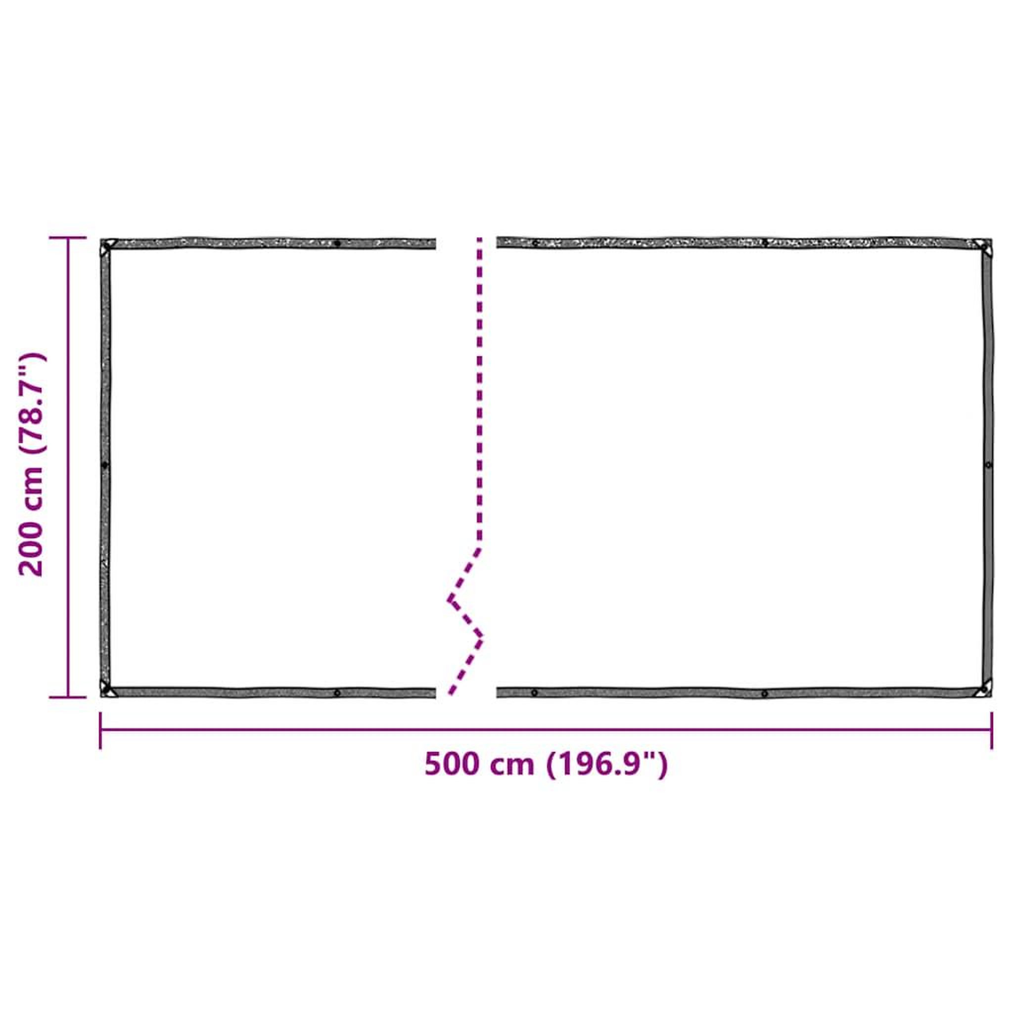 Voir la diapositive 6 : VIDAXL Housse de protection plantes avec œillets 2x5 m polyethylene