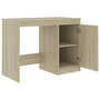 Voir la diapositive 4 : VIDAXL Bureau Chene sonoma 100x50x76 cm Bois d'ingenierie